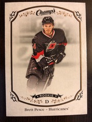 2015-16 Upper Deck Champs Rookie #174 Brett Pesce Hurricanes